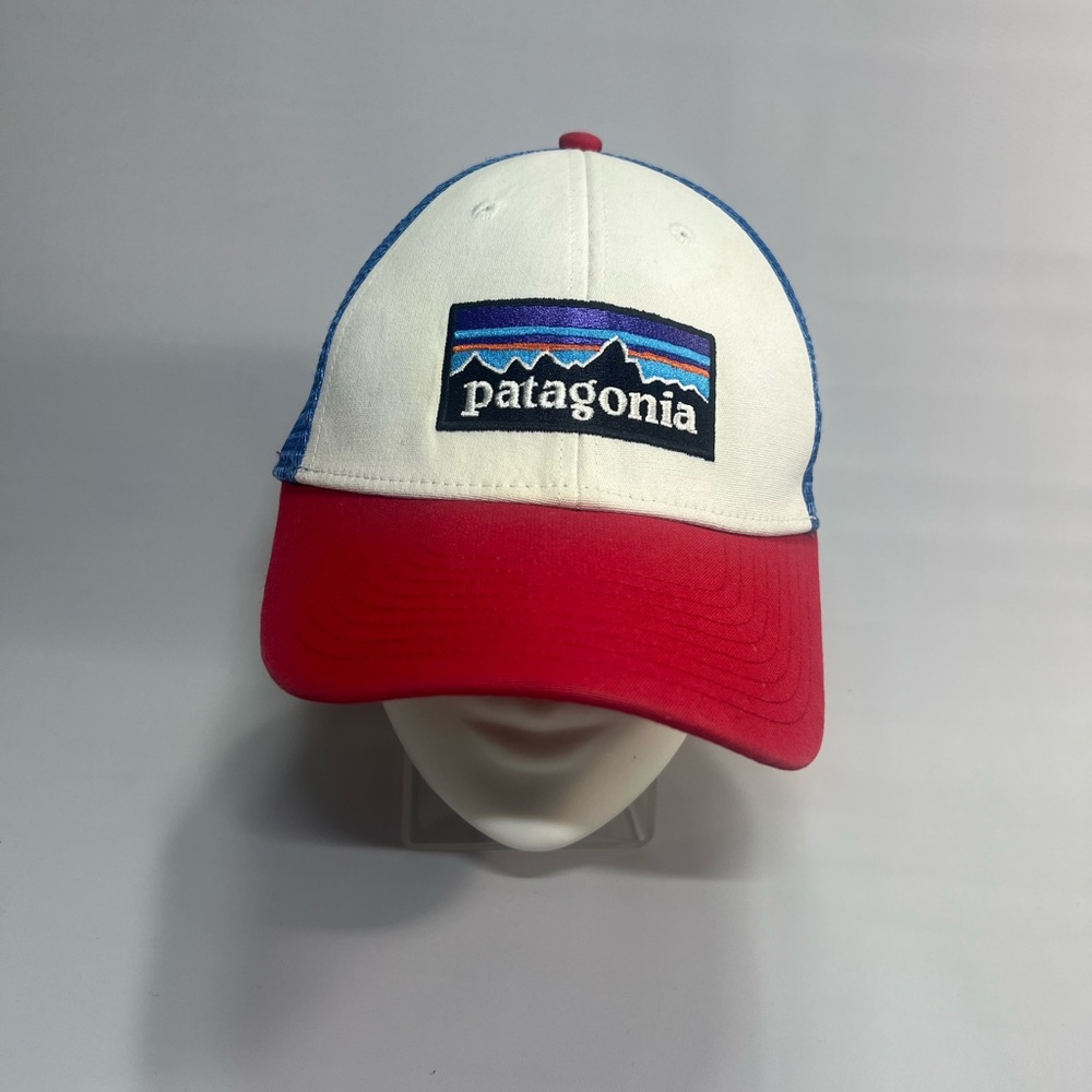 Patagonia Red and Blue Trucker Hat